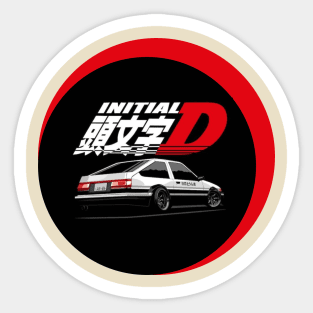 Initial D AE 86 Sticker